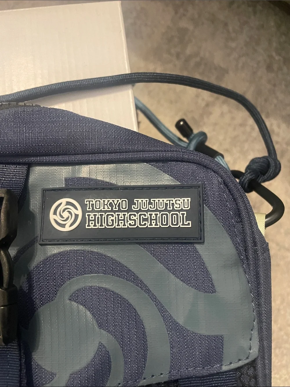 Navy Messenger Crossbody